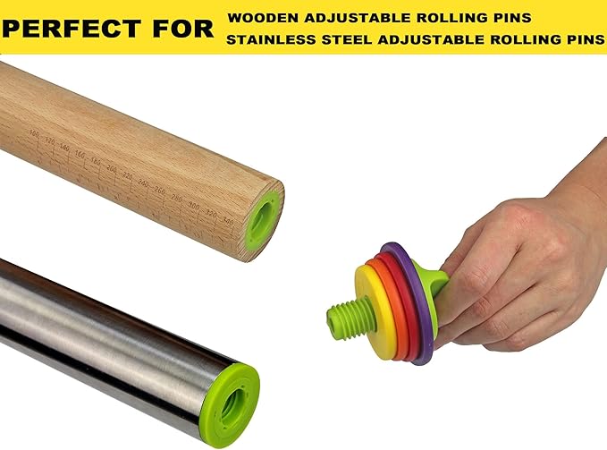 Adjustable Rolling Pin Rings - Image 3