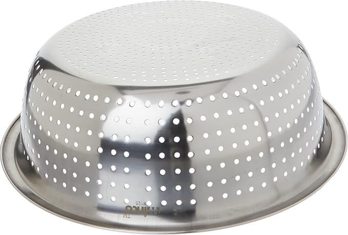 Winco Chinese Colander with 2.5 mm Holes, Stainless Steel - Image 5