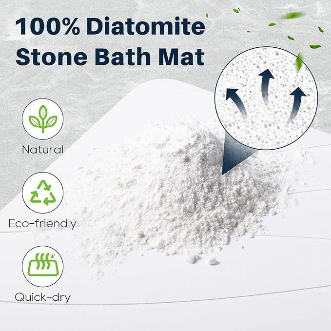Closefriend Diatomite Stone Bath Mat - Image 3