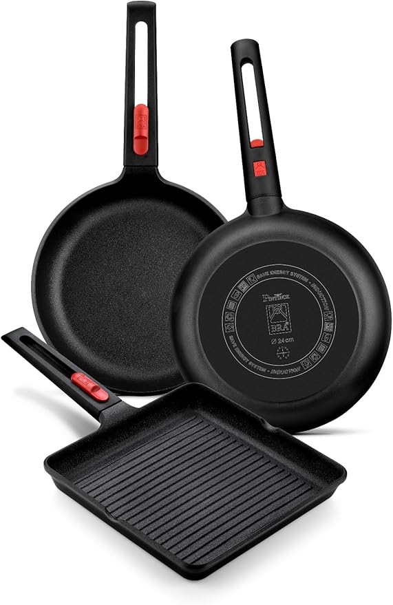 BRA COOKWARE Infinity Nonstick Frying Pan | 9.5-Inch Cast Aluminum Skillet | - Image 11