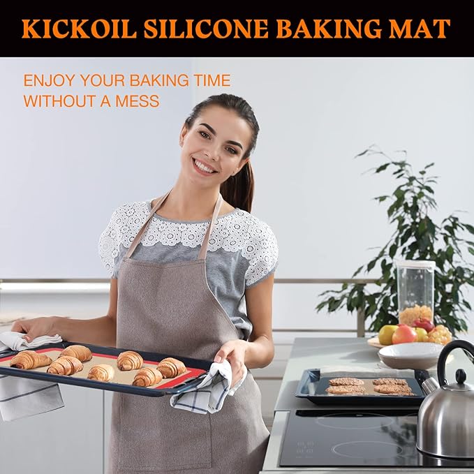 Silicone Baking Mats Quarter Sheet 3 Pack - Image 7