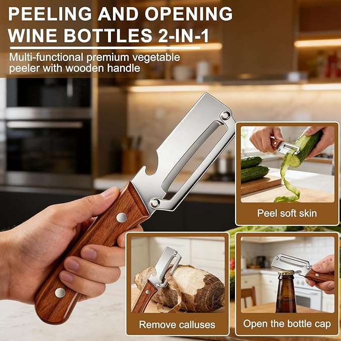 2PCS Multi Functional Premium Vegetable Peeler - Image 4