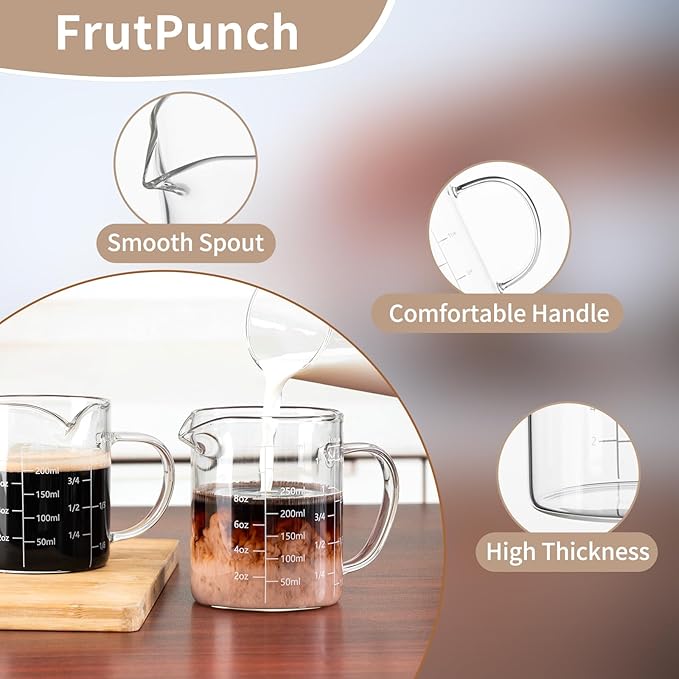 FrutPunch Glass Measuring Cup, Two-Pack - Image 5