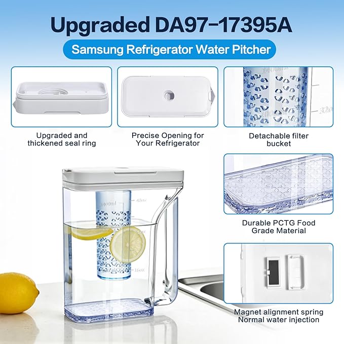 Upgraded DA97-17395A Water Pitcher Reservoir Compatible - Image 5