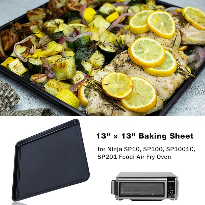 Professional 13" × 13" Baking Sheet, Cookie Sheet Pan, Nonstick Bakeware - Image 2