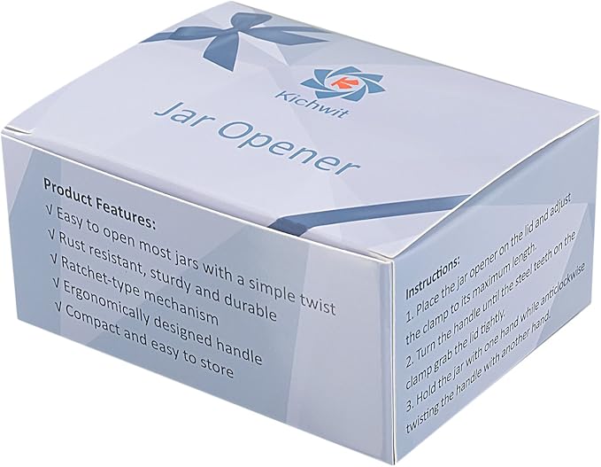 Kichwit Jar Opener for Arthritis, Stainless Steel Jar Lid Opener for Small and - Image 7