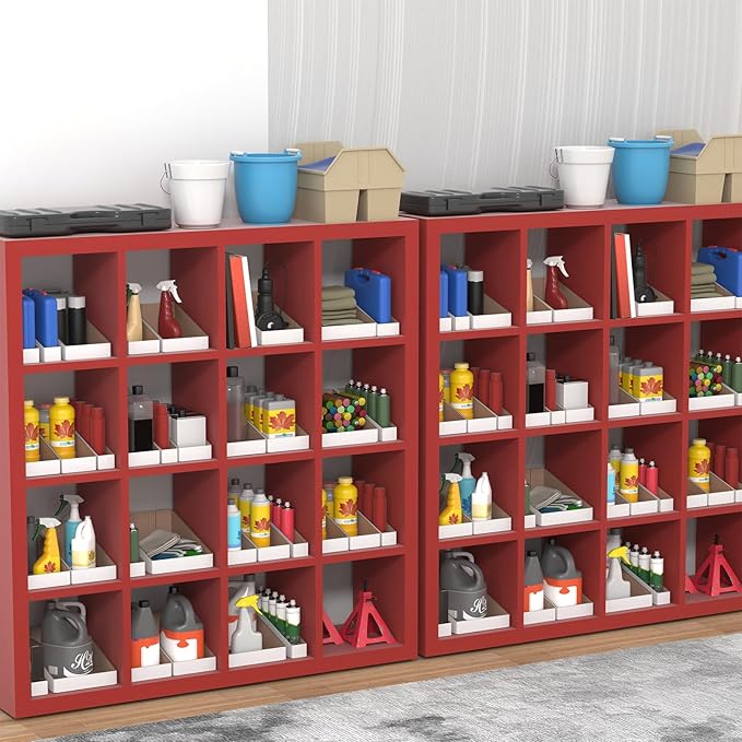ZBEIVAN Cardboard Storage Bins Boxes 35 Packs 9.4x4x4.5 Inches, Easy Assembly - Image 7