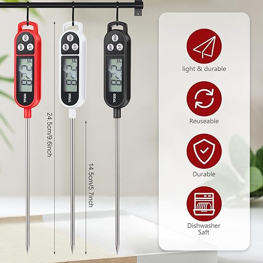 Copkim 3 Pcs Instant Read Meat Thermometer - Image 2