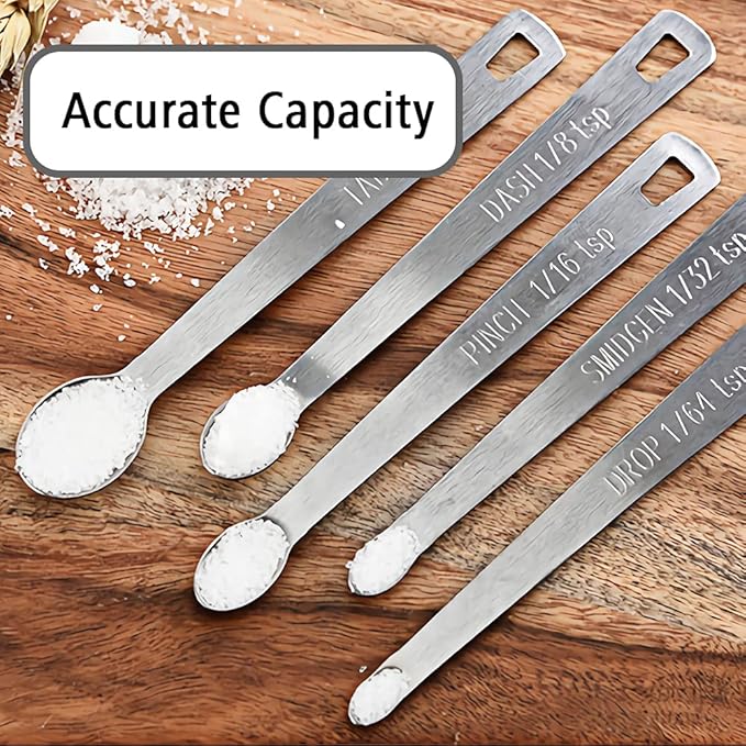 2PCS 1/5 Teaspoon Single Tiny Measuring Spoon, Small Individual Stainless Steel - Image 5