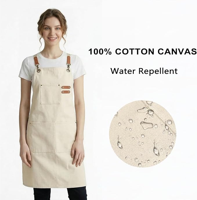 ZOMAO Chef Apron for Women Men - Image 2