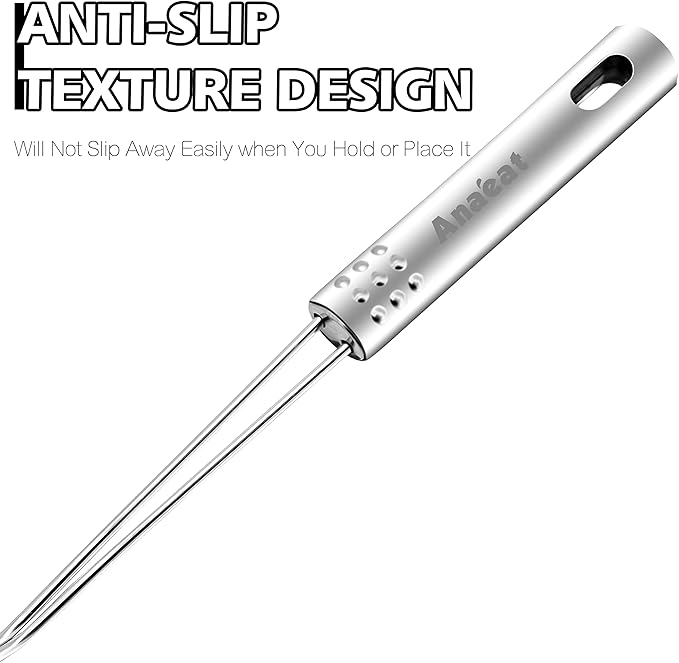 Anaeat 5.3" Stainless Steel Spider Skimmer, Professional Kitchen Pasta Strainer - Image 4