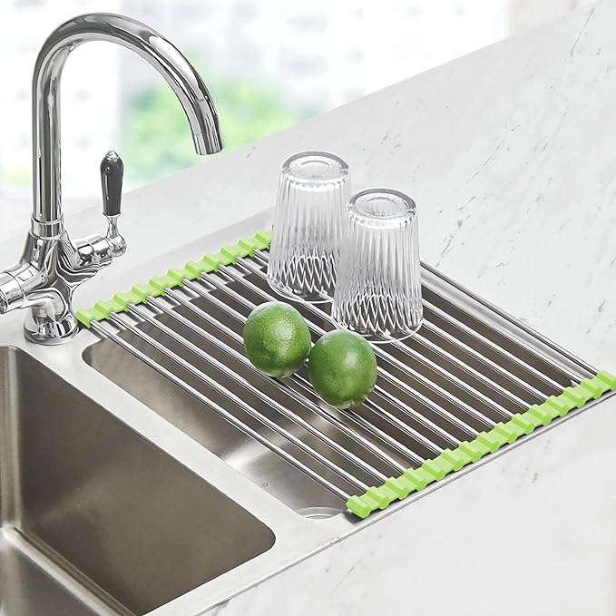 Seropy Roll Up Dish Drying Rack Over The Sink Drying Rack by SeropyDirect