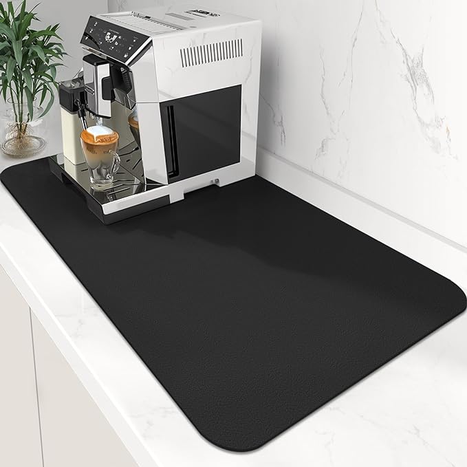 WISELIFE Coffee Mat Super Absorbent Dish Drying Mat Coffee Bar Accessories Match by WiseLife