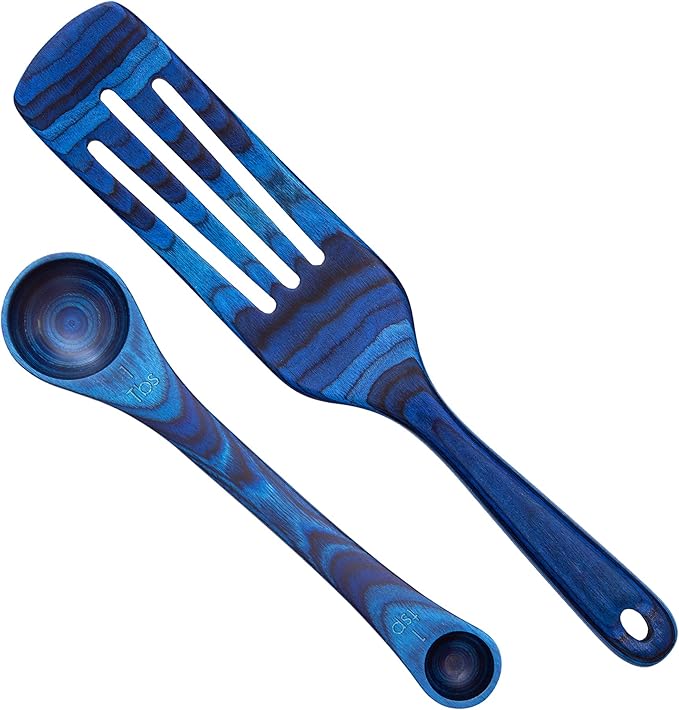 Totally Bamboo Baltique Malta Collection 2 Piece Cooking Utensil Set, Spurtle & by TotallyBamboo
