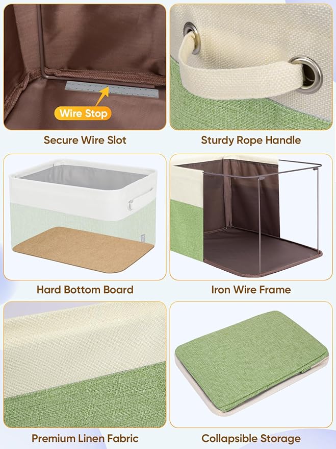 BALEINE 1 Pack Fabric Closet Storage Bins - Image 6