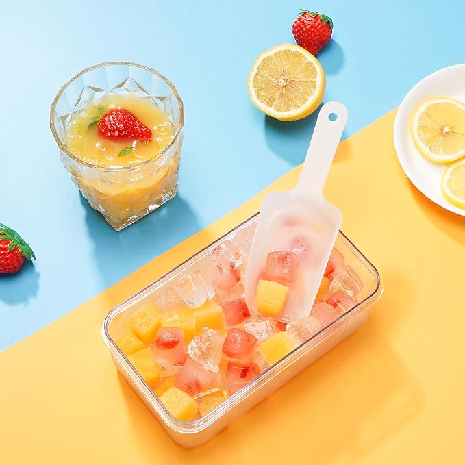 Ice Cube Tray with Lid and Bin, Ice Trays - Image 8