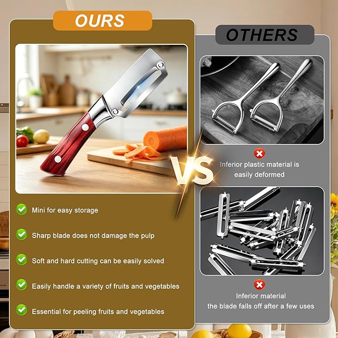 2 Pack Multi Functional Vegetable Peeler - Image 3