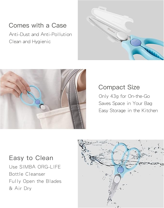 Simba Premium Portable Safety Food Scissors - Image 7