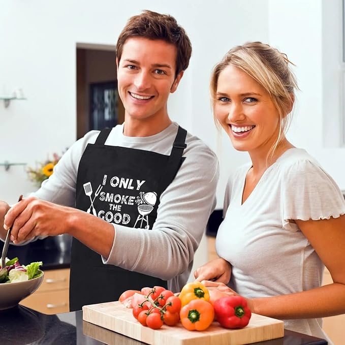 ONFAON Funny Apron for Men Women, Father's Day Gifts, Gifts for Mom, Birthday - Image 2