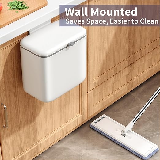 Compost Bin Kitchen for Countertop or Under Sink, 2.6 Gallon Hanging Small - Image 8