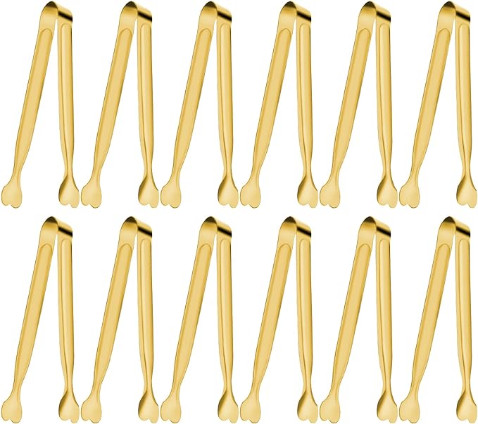 Serving Tongs, Anytrp 12-Packs Stainless Steel Sugar Tongs, 5.3inch Small Tong by Unknown