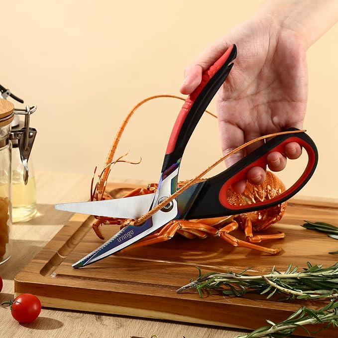 LIVINGO Heavy Duty Kitchen Scissors - Image 7