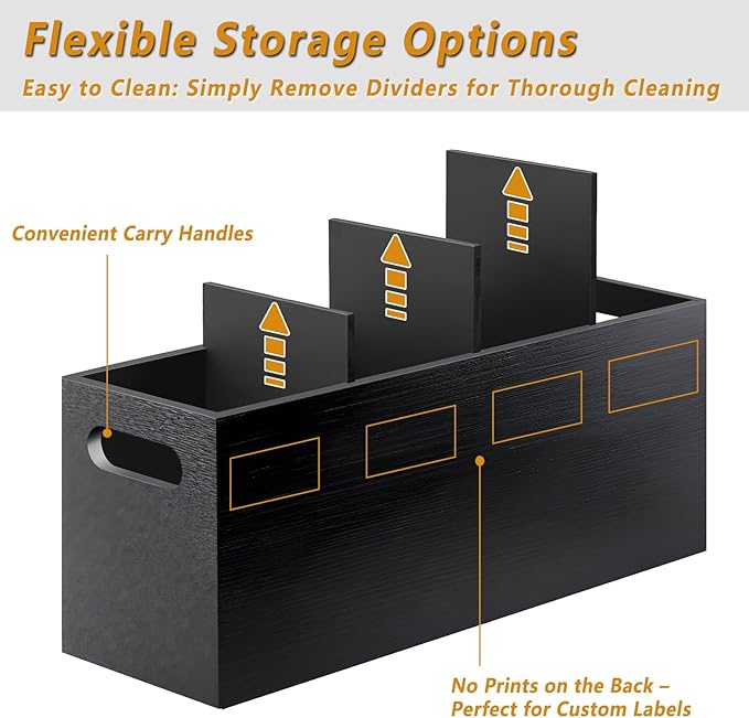Large Black Utensil Organizer - Image 5
