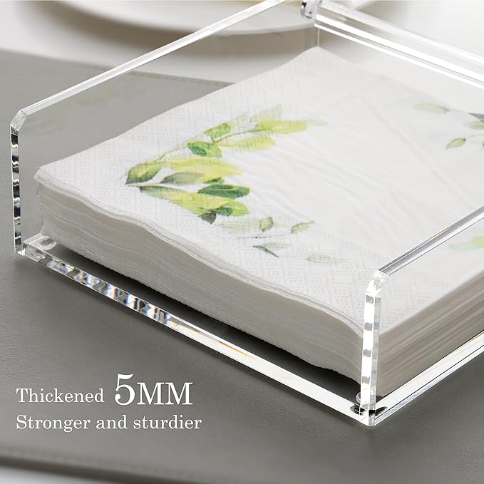 DINGHUO Flat Acrylic Napkin Holder - Image 5