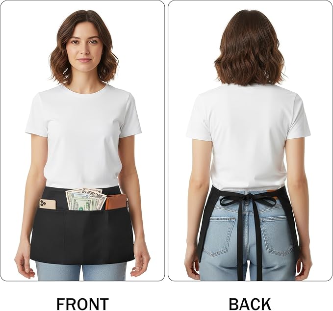 BOHARERS 6 Pack Waitress Aprons - Image 2