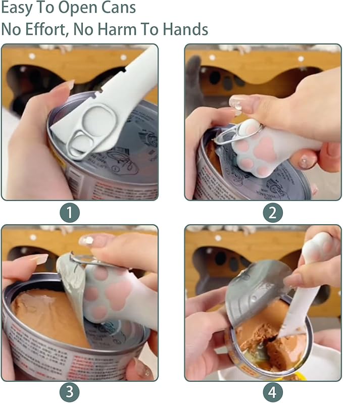 Cat Dog Food Can Lids Spoons，Silicone Pet Food Can Lids - Image 8