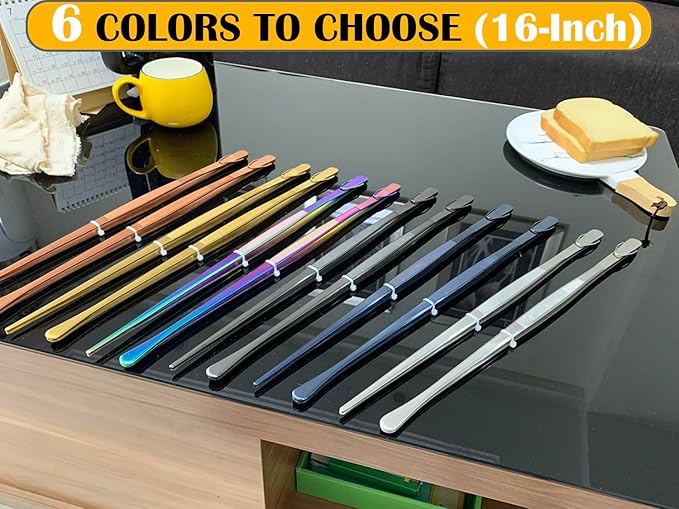 JETKONG 2 Pcs 16-Inch Extra-Large Kitchen Tweezers and Tongs - Image 5