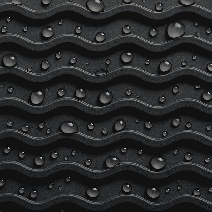 Silicone Drying Mat 16 × 12 – Black Non-Slip Sink Mat - Image 7