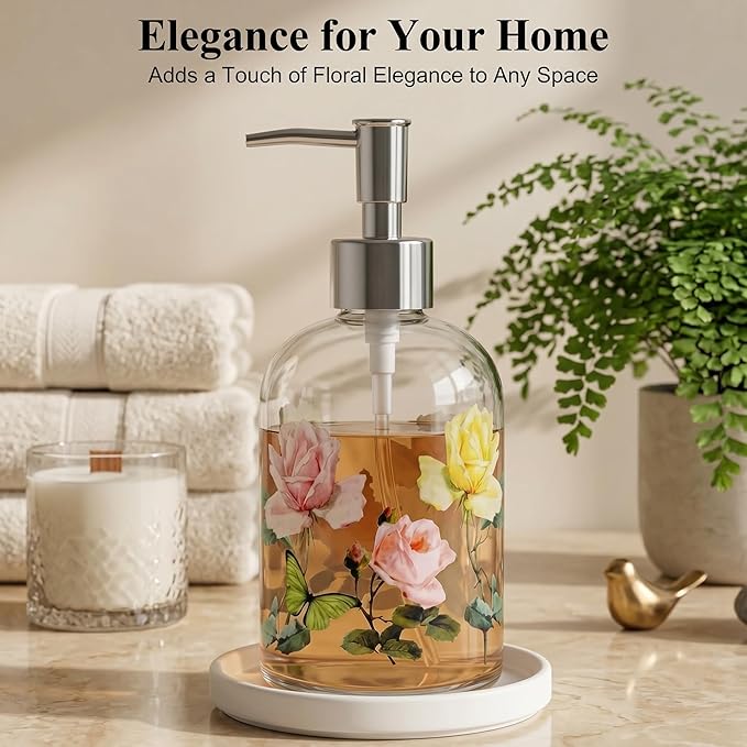 Glass Soap Dispenser Bottle - Image 6