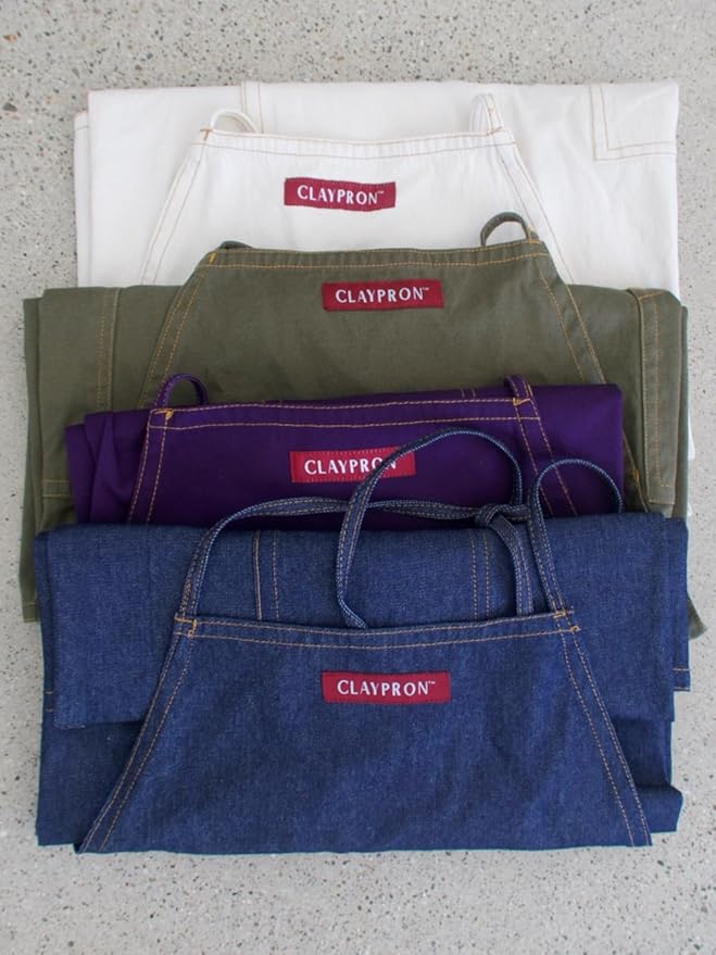 BLUE DENIM, the original split overlapped apron - Image 2