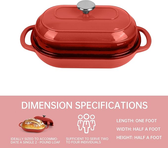 Premium Enameled Cast Iron Dutch Oven - Image 3
