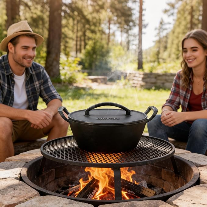 Onlyfire Cast Iron Dutch Oven, Heavy-Duty Dutch Oven Pot - Image 7