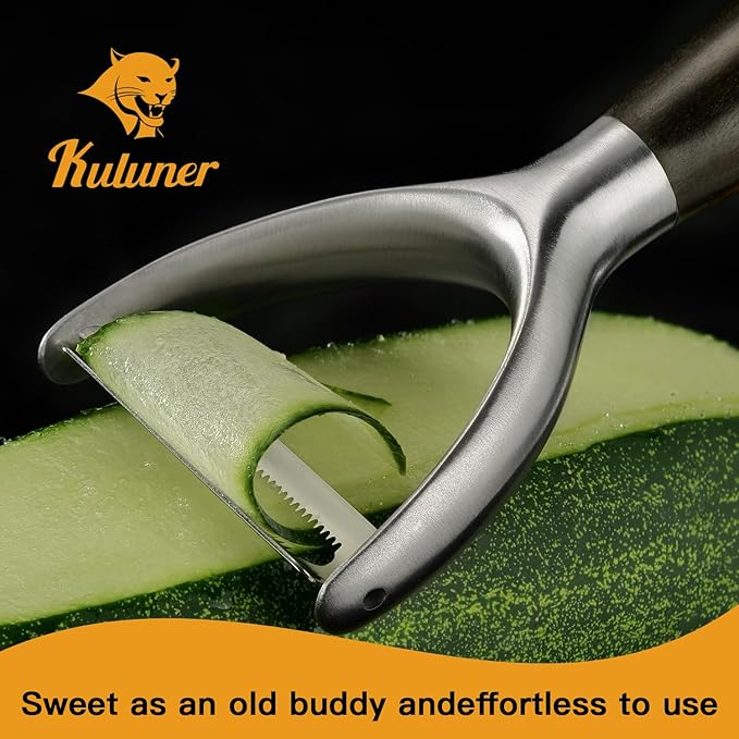 Serrated Blade Premium Y Type 304 Stainless Steel Multifunctional Kitchen - Image 3