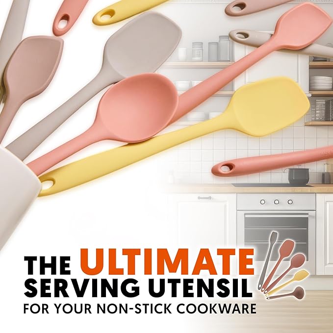 Multi Platinum Silicone Cooking Spoon - Image 5