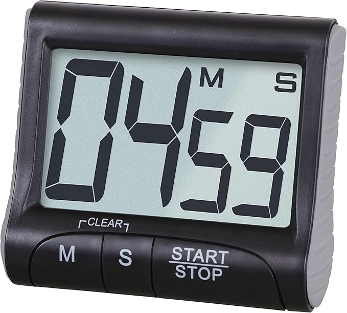 3" Large Display Kitchen Timer -Digital Timer Magnetic Back Loud Alarm On A by Tanmalan