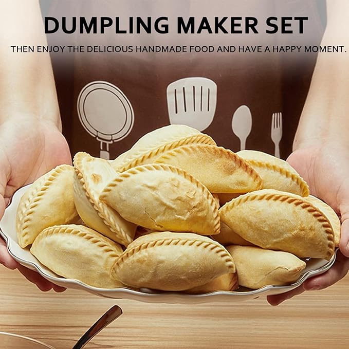 Empanada Maker Press, 6 Inch Extra Large Dumpling Maker Set - Image 6