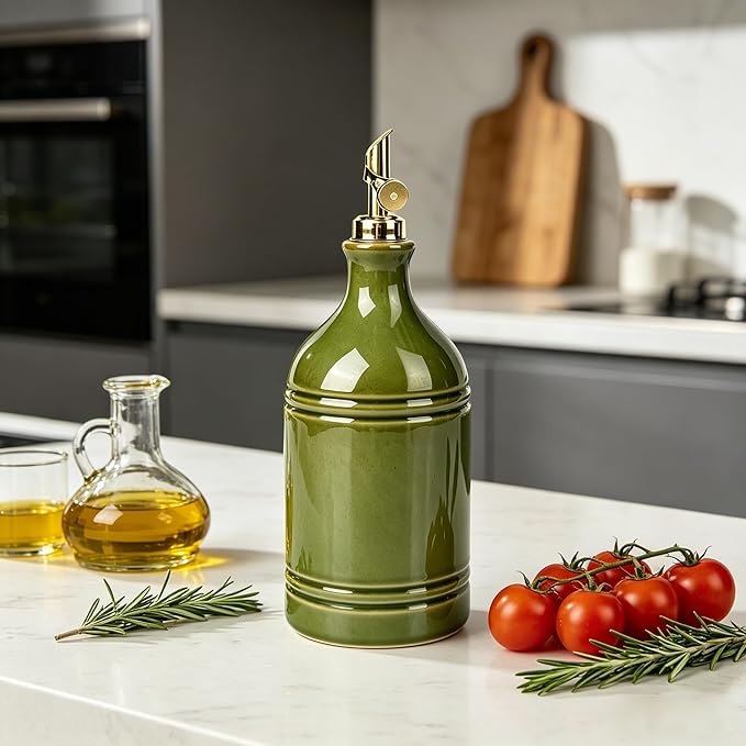 Ceramic Olive Oil Dispenser Bottle - Image 6