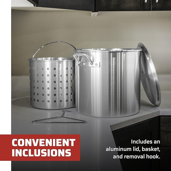 Camp Chef 24-Quart Aluminum Pot - Image 7