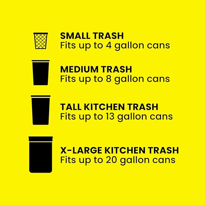 Glad ForceFlex MaxStrength XL Kitchen Trash Bags, 20 Gal, Fresh Clean, 80 Ct - Image 10