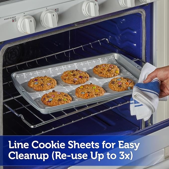 Reynolds Kitchens Cookie Baking Sheets, Pre-Cut Baking Parchment Paper Sheets - Image 6