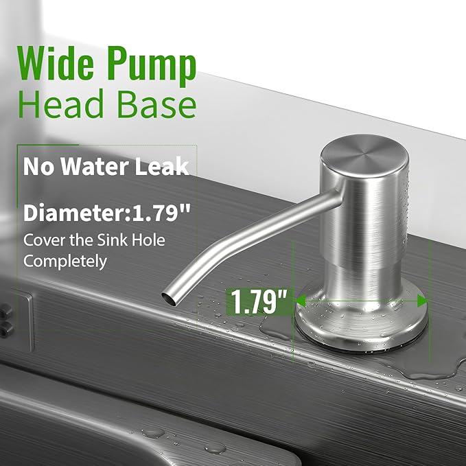 Kitchen Sink Soap Dispenser, Built in SoapDispenser, Counter Lotion Dispenser - Image 7