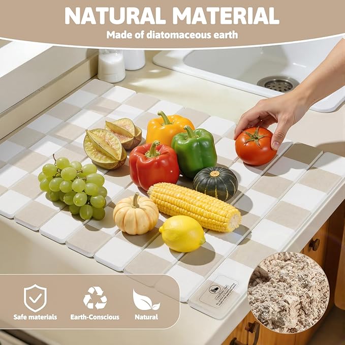 Yamaziot Large Stone Drying Mat - Image 4