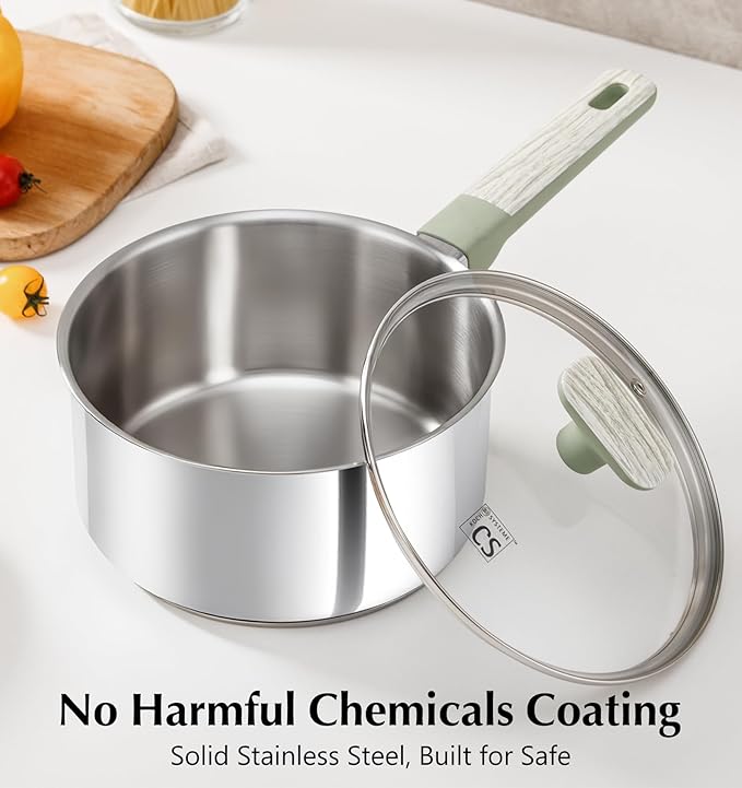 KOCH SYSTEME CS Stainless Steel Saucepan - Image 2