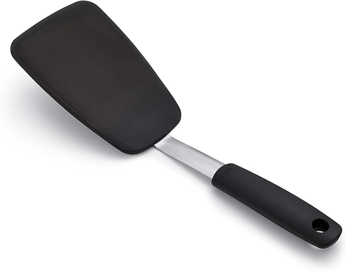 OXO Good Grips Large Silicone Flexible Turner, Stainless Steel & Good Grips - Image 5