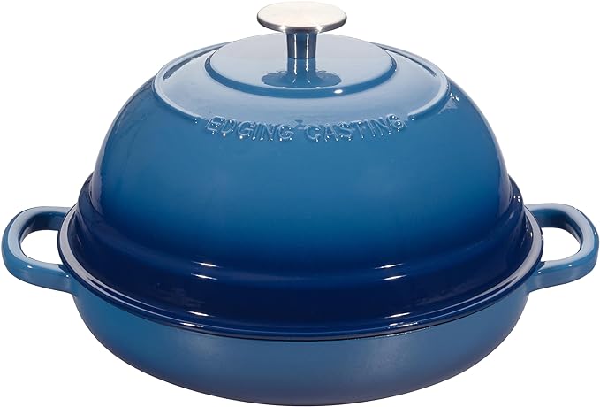 EDGING CASTING Enameled Cast Iron Dutch Oven Pot by EDGINGCOOKWARE