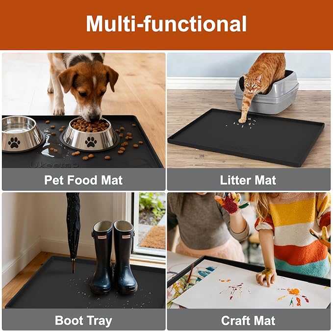 ukeetap Extra Thick Silicone Mat Waterproof - Image 8